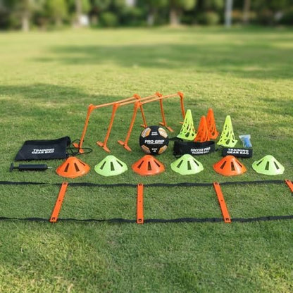 Agility Ladder Training Set, Soccer Cones & Agility Hurdles, Speed & Agility Training Equipment, Football Training Equipment