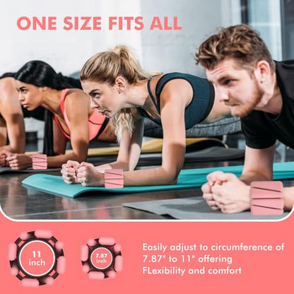 Wrist Weights, Ankle Weights for Women Men, Adjustable Wrist Weighted Bracelet for Home Gym Workout, Running, Yoga, Exercise, Strength Training