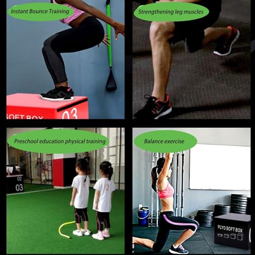 Jumping Training Box Soft Foam Enhanced Box Jumping Set Stackable Box for Home and Gym Can Be Provided Separately Or in Full - size: 90*75*45cm