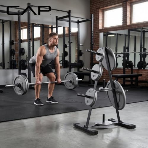 CAP Barbell Weight Plate Rack for 1-Inch Weight Plates