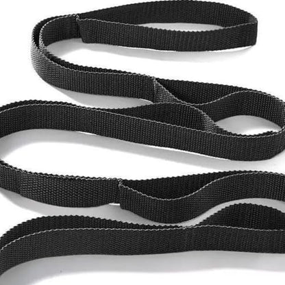 Stretching Strap Yoga Strap for Home Workout, Exercise, Pilates and Gymnastics, 10 Loops Non-Elastic Stretch Bands with Aesthetic Packaging for Women & Men