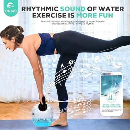 EasyGo Kettlebells, Foldable Water-Filled Kettlebell, Adjustable Kettlebell