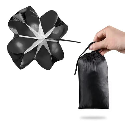 EatingBiting Umbrella Football Speed Training Running Drag Parachute Soccer Training Fitness Equipment Speed Drag Chute Physical Training Equipment
