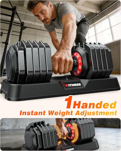 XDDIAS Adjustable Dumbbell Set for Home Gym Strength Training - color: 90LB Pair