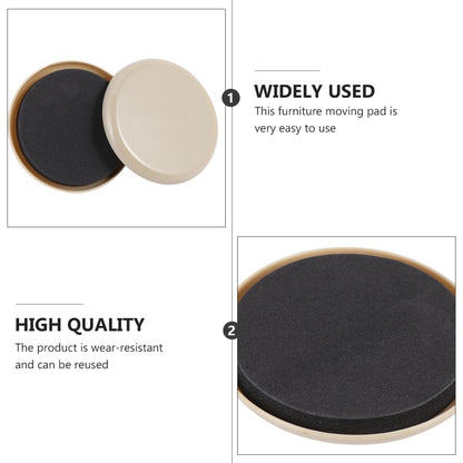 Gatuida 8Pcs Furniture Sliding Aid Pads Durable Non Slip Furniture Sliders for Easy Moving of Cabinets Chairs and Tables for Smooth Movement Carpets