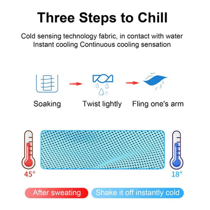 Rose Red Cooling Towel Quick Dry Microfiber Sports Towel 35"x12" - color: Rose Red, size: 35"X12"