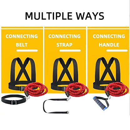 Resistance Explosive Training Rope Force Improve Power, Agility, Strength Track and Field Football Basketball Volleyball Multi-Directional Physical Equipment
