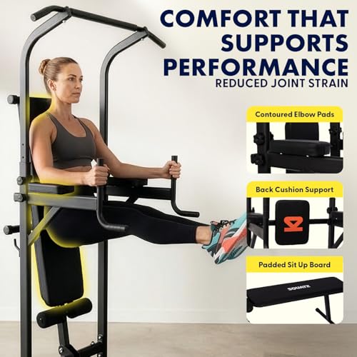 Fitness Board and Pull-Up Dip Station