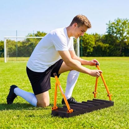 VEVOR Upgrade Soccer Rebounder Board, Mult-Adjustable Angles Portable Soccer Rebound Wall, Foldable Kickback Board, Soccer Practice Equipment, Ideal for Kids & Adults Passing & Shooting Drills - size: 37.4" x 9.8"