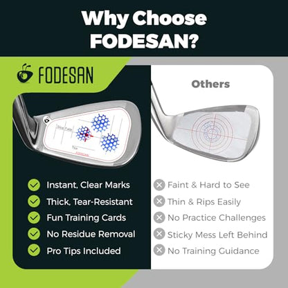 Golf Impact Tape, Golf Training Aid for Instant Impact Feedback - style: 150PC-Left-Handed Stickers
