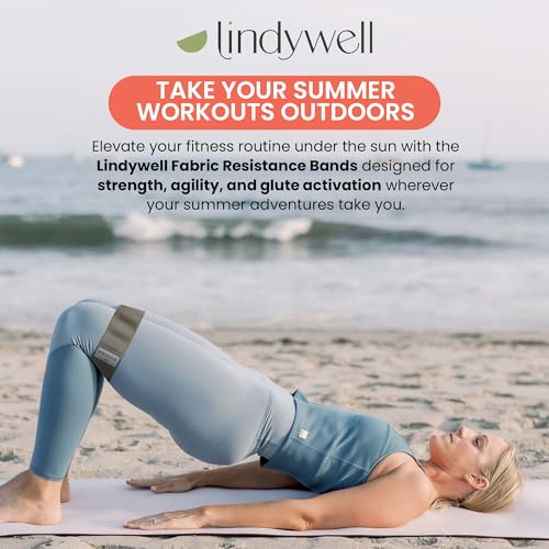 Lindywell Ultimate Exercise Bands for Men & Women, Toned Glutes, Strength - style: Fabric Band Set