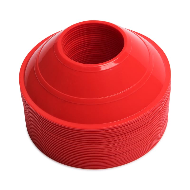 Mini Soccer Cones for Training, Football, Sports, Field Cone Markers Outdoor Games (Pack of 20)