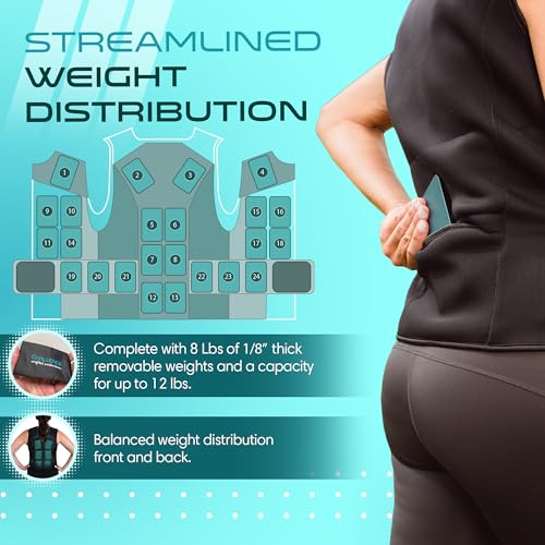 Challenge Weighted Workoutwear 8lb weighted vest - size: XL