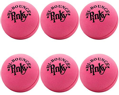JA-RU Hi-Bounce Pinky Bouncy Ball for Kids (6 Pk) 976-6A - size: Small