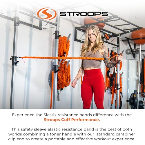 Cuff Performance Slastix Resistance Bands | Safety Sleeve Exercise Bands for Strength Training, Full Body Workouts for Home and Gym Fitness - size: Very Heavy