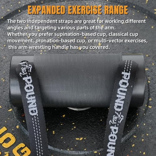 Multi Spinner Arm Wrestling Handle, 3In Thick Multispinner Armwrestling Trainer for Wrist Forearm, Grip Strength Workout, Arm Wrestling Training Equipment
