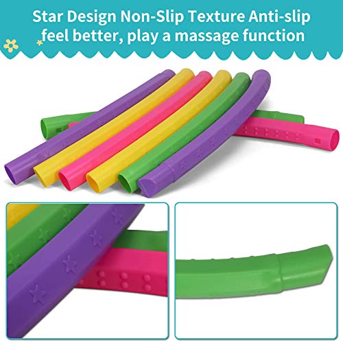 Color Hoop - Size & Length Adjustable, Plastic Toys for Kids & Party Games, Gymnastics & Dog Agility Equipment, Christmas Wreath