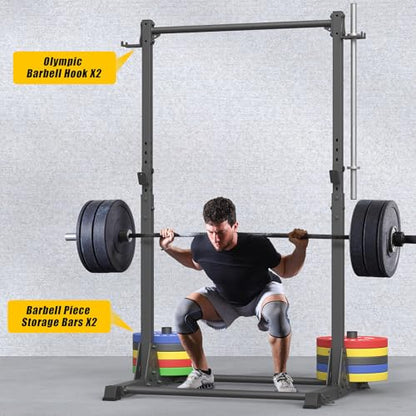 Pull Up Station, Strength Training Workout Pull Up Bar Free Standing for Home Gym, Adjustable Heavy Duty Pullup Bar Station Outdoor/Indoor, 600LBS Weight Capacity