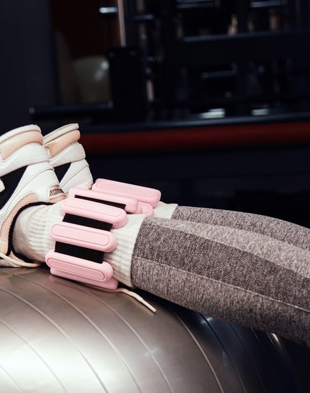STONESAM Wrist & Ankle Weight for Women-Set of 2 (1lb) - color: Pink