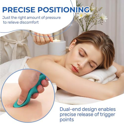 Thumb Saver Massage Tools,Manual Trigger Point Massage Tool for Full Body Deep Tissue Massage,Professional Pressure Reflexology Equipment for Massage Therapists (1* Thumb-Shaped Massager) - color: 1* Thumb-shaped Massager