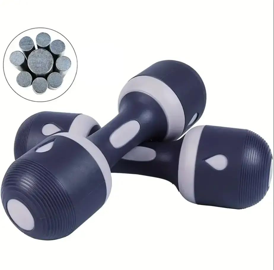 Adjustable Dumbbell Set 5 in 1 with Non-Slip Grip – Space-Saving Adjustable Weights for Home Gym, Strength Training, Weightlifting, and Fitness – Multi-Weight Dumbbells for Men & Women, Ergonomic Design