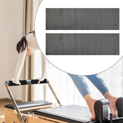 1 Pair Pilates Non Slip Mat Gripper Pad Pilates Reformer Mat Anti Skid for Women Men for Body Building Workout Exercise - size: 60cmx20cm