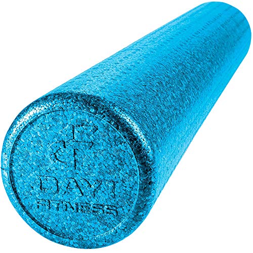 High-Density Foam Roller - color: Solid Blue, size: 36"