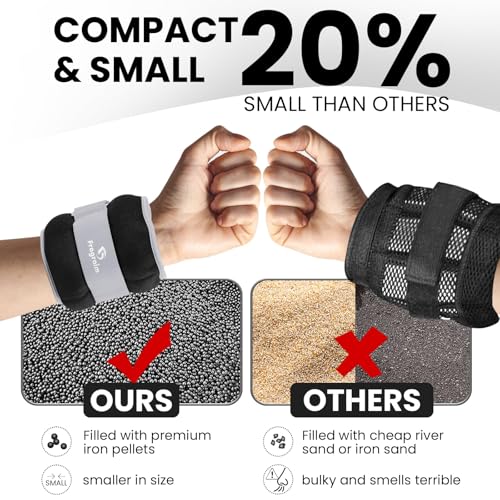 Ankle Weights for Women, Men and Kids - 1/2/3/4/6/8/10/12/15/20 LBS 1 Pair Strength Training Wrist/Leg/Arm Weight with Adjustable Strap for Jogging, Gymnastics, Aerobics, Home Fitness, Physical Therapy - style: 10Lbs Pair (5lb x 2) - Grey