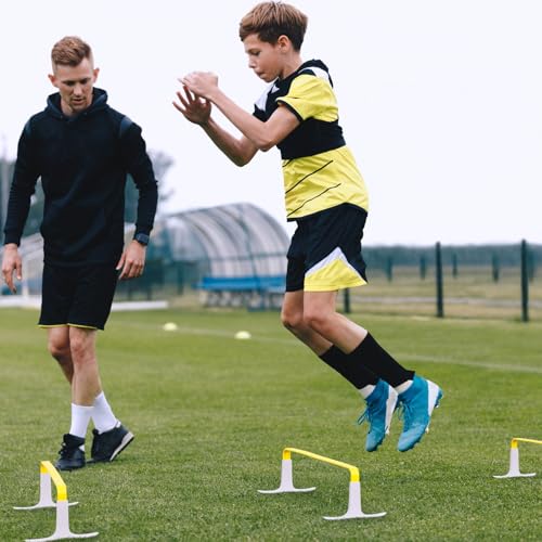 Meister ZoomFlex Agility Hurdles w/Carry Bag - Flex-Safe Modular Speed Training