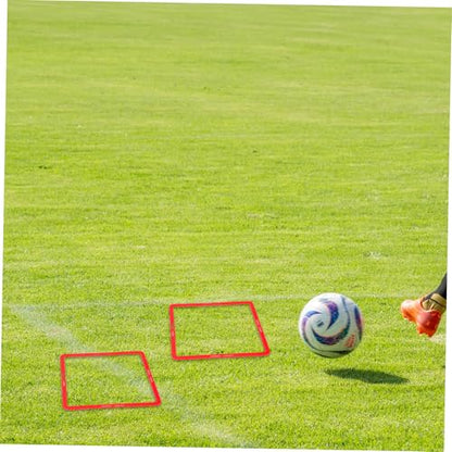 Multi-Function Agility Rings 6pcs Speeds Training Ring Set Football Training Martial Arts Boys and Girls' Coordination