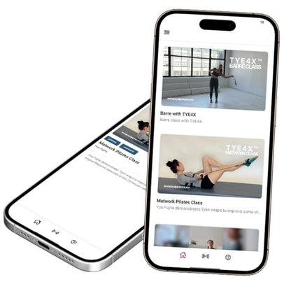 TYE4X™, Pilates Wearable Resistance and Assistance Total Body Exercise, Core Strengthening, Portable Home Gym, Pilates, Yoga, Barre, Posture, Stretching - size: Large