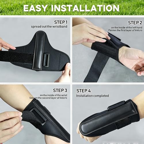 Golf Wrist Hinge Trainer | Adjustable Golf Wrist Brace with Internal Medical-Grade Splint - Swing Training Aid & Injury Recovery Support for Left/Right Handed Players