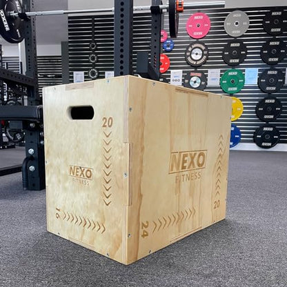 Wooden Plyo Box - Three Options with Easy Assembly - Perfect for Crosstraining & Home Workouts