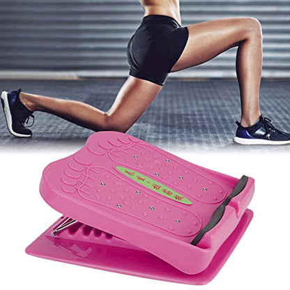 Calf Stretcher, Household Folding Foot Calf Stretcher, Leg Fitness Slant Pedal Board, Achilles Stretcher, Foot and Calf Stretcher, Calf Stretcher Slant Board - color: Pink