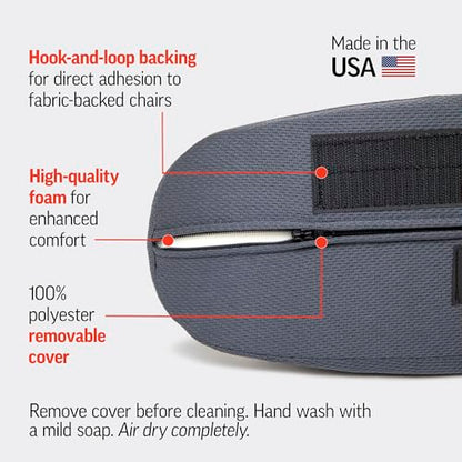 OPTP The Original McKenzie SuperRoll - USA-Made Low Back Lumbar Pillow for Office Chair Lumbar Support, Car Back Support Seat Cushions and Travel. The Preferred Lumbar Cushion by Physical Therapists. - style: SuperRoll Only