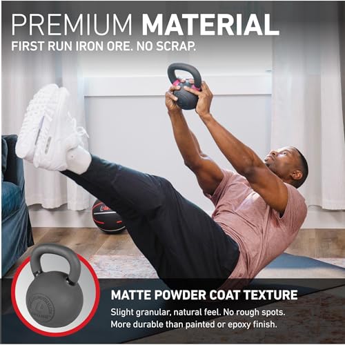 Lifeline Strength Training Kettlebell Weight for Home Gym - style: 12 kg/26 lb.