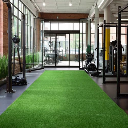 Yescom Sports Sled Strips Turf Gym Turf Flooring for Weight Sled Push Gym - size: 1.38"H-3'x33'(100Sq.Ft)