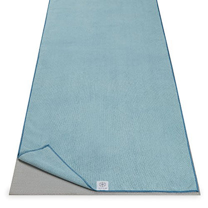 Gaiam Microfiber Yoga Mat Towel, Riverside, 24" W x 68" L - color: Riverside