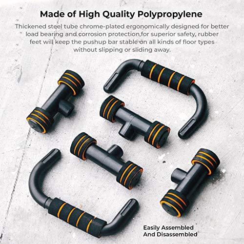Boldfit Push Up Bar Stand For Gym & Home Exercise (Multicolor)