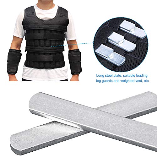 Steel Plates for Weighted Vest,Round Head Design Strength Training Weight Steel Plate for Workouts Running, Jogging and Cardio