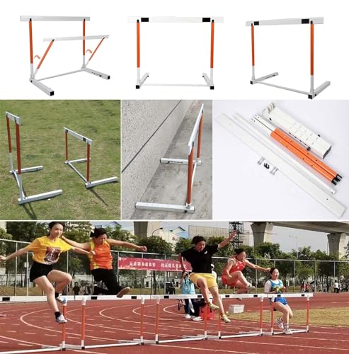 Adjustable Height Hurdles for Training - Foldable Professional Hurdle Trainer for Indoor and Outdoor Use
