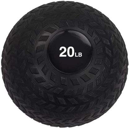 Body Sport Slam Ball with Tread Surface, Versatile, Workout Training, Strength Building, Improve Muscle Mass - size: 20.0 Pounds