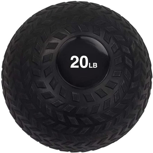 Body Sport Slam Ball with Tread Surface, Versatile, Workout Training, Strength Building, Improve Muscle Mass - size: 20.0 Pounds