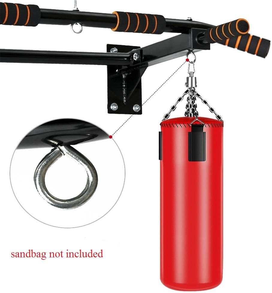 WnewTools Doorway Wall Mounted Pull Up Bar Heavy Duty Chin Gym Workout Training Fitnes Home Fitness Strength Training Equipment