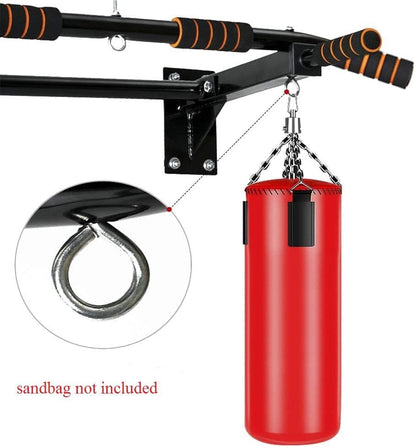 WnewTools Doorway Wall Mounted Pull Up Bar Heavy Duty Chin Gym Workout Training Fitnes Home Fitness Strength Training Equipment