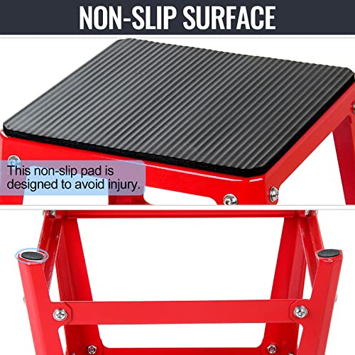 Plyometric Platform Box, Plyometric Box Jump Set for Home Gym Training, Crossfit, Conditioning, Strength Training (12/18/24/30 Inch) - color: Red 3 sets