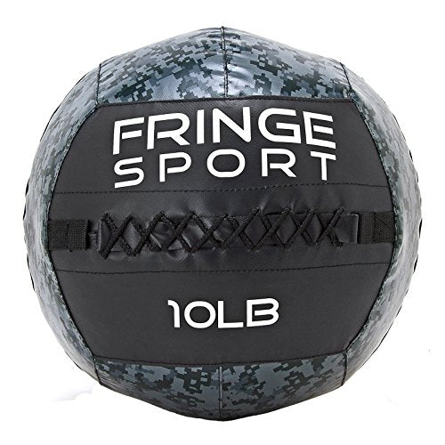 Digital Camo Medicine Ball/Extra Durable Weighted Ball for Strength & Conditioning WODs, Plyometric & Core Training, Slamballs, Wallballs, Partner Tosses, and Cardio Workouts