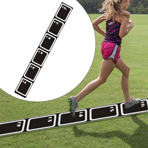 Agility Ladder Mat Speed Training Equipment Agility Training Ladder Mat Improve Speed Strength Coordination Power Skill Footwork Trainer Pad Wear - size: 250cmx34cm