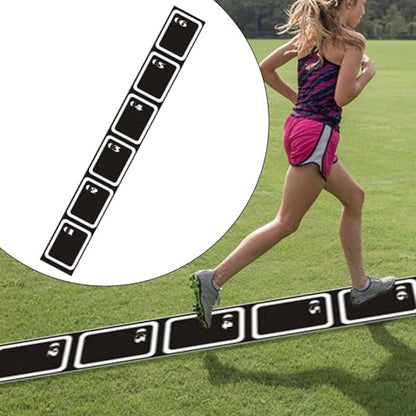 Agility Ladder Mat Speed Training Equipment Agility Training Ladder Mat Improve Speed Strength Coordination Power Skill Footwork Trainer Pad Wear - size: 250cmx34cm