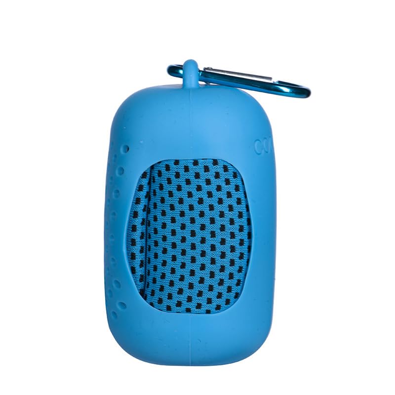 Cooling Towels 35.4x11.8 inch Portable Mini Silicone Set Ice Towel Quick-Drying Yoga Fitness Towel for Gym Exercise (Light Blue) - color: Light Blue